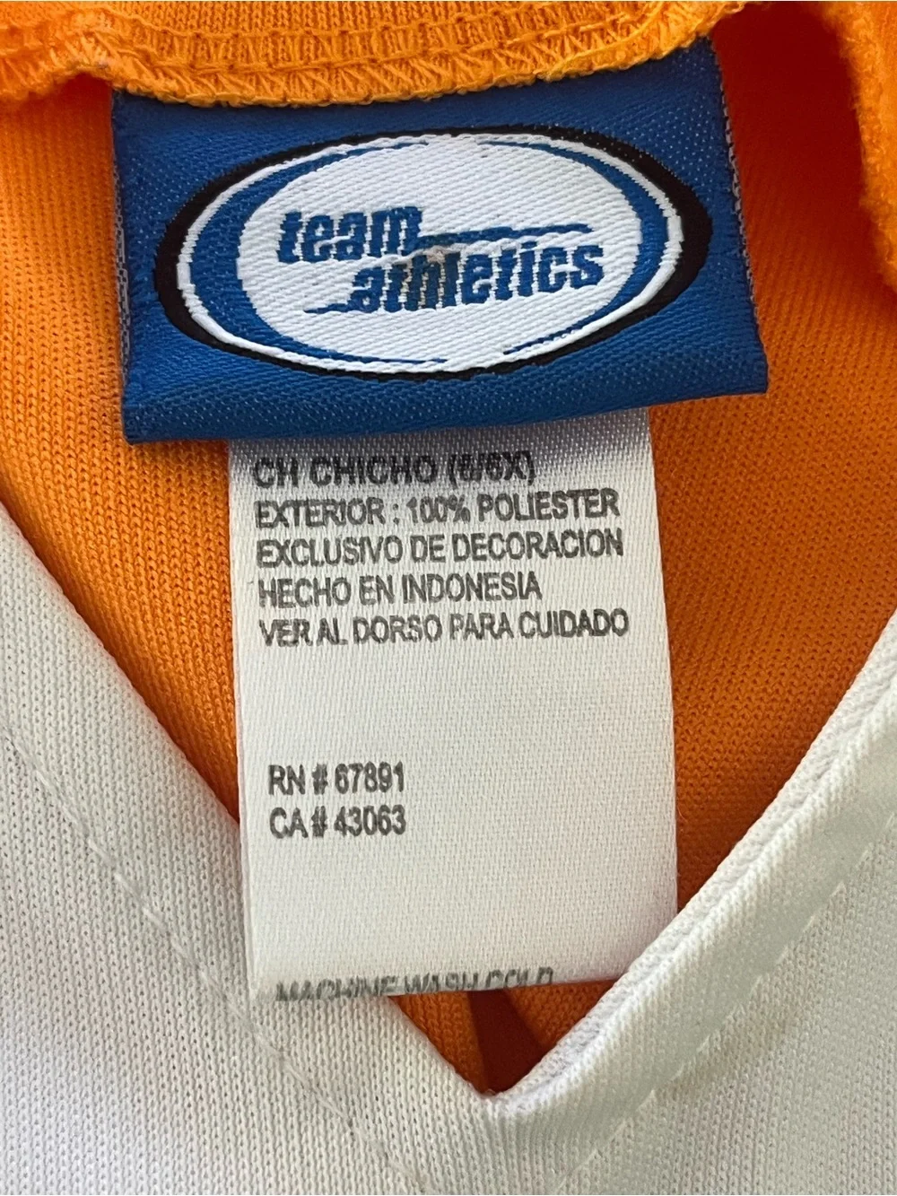 Tennessee VOLS 2pc Cheerleader Dress by Team Athletics Size 6